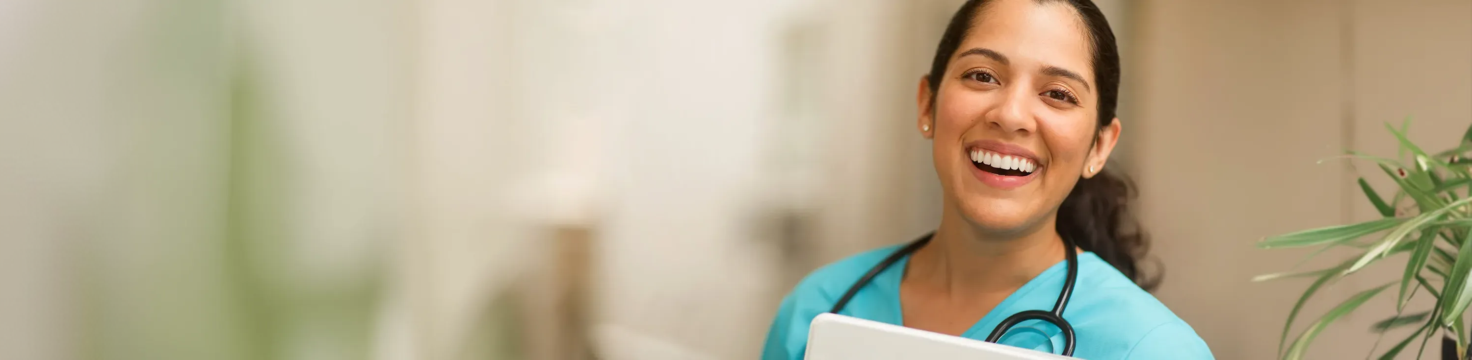 female physician working with senior patient in nursing home 1
